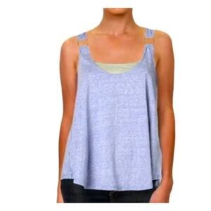We the Free People Carly V-Neck Low Back Tank Top, L, NWT
